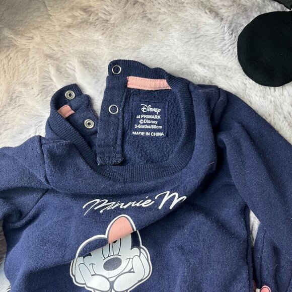 Disney by Primark Infant Minnie Mouse 4 piece jogging set. 3-6 months - Picture 7 of 7